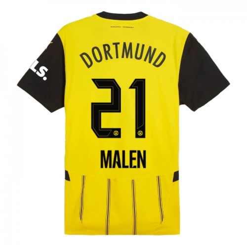 Borussia Dortmund Malen 21 Fotbollströjor Hemma 2024-25 Borussia Dortmund Malen 21 Fotbollströjor Hemma 2024-25